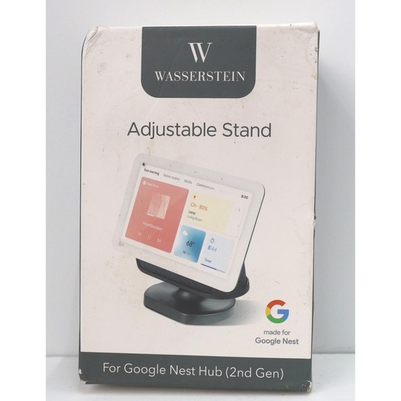 Wasserstein Other - Wasserstein Adjustable Stand Google Nest Hub 2nd Gen Black Excellent 360 Tilt